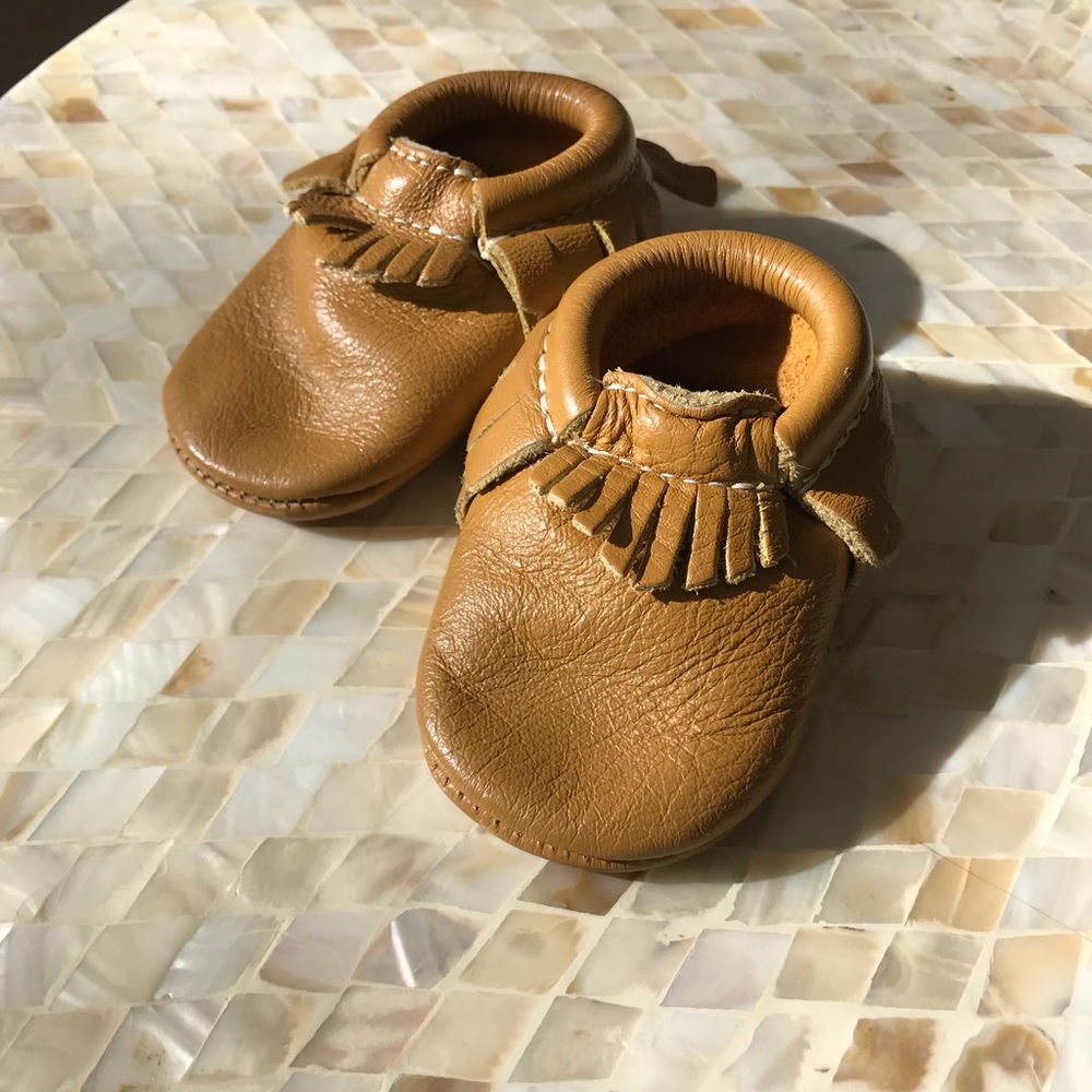 Freshly picked moccasins- size 2